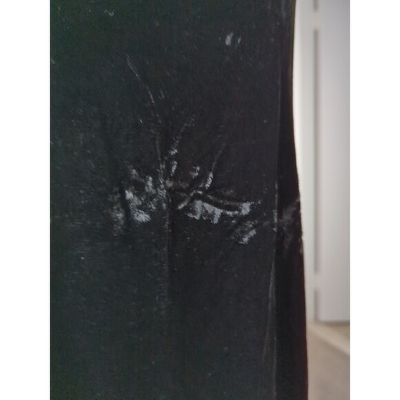 NWOT Eileen Fisher XS Velour Maxi Dress Silk Blend Goth Dark Romantic Witchy - Picture 7 of 11